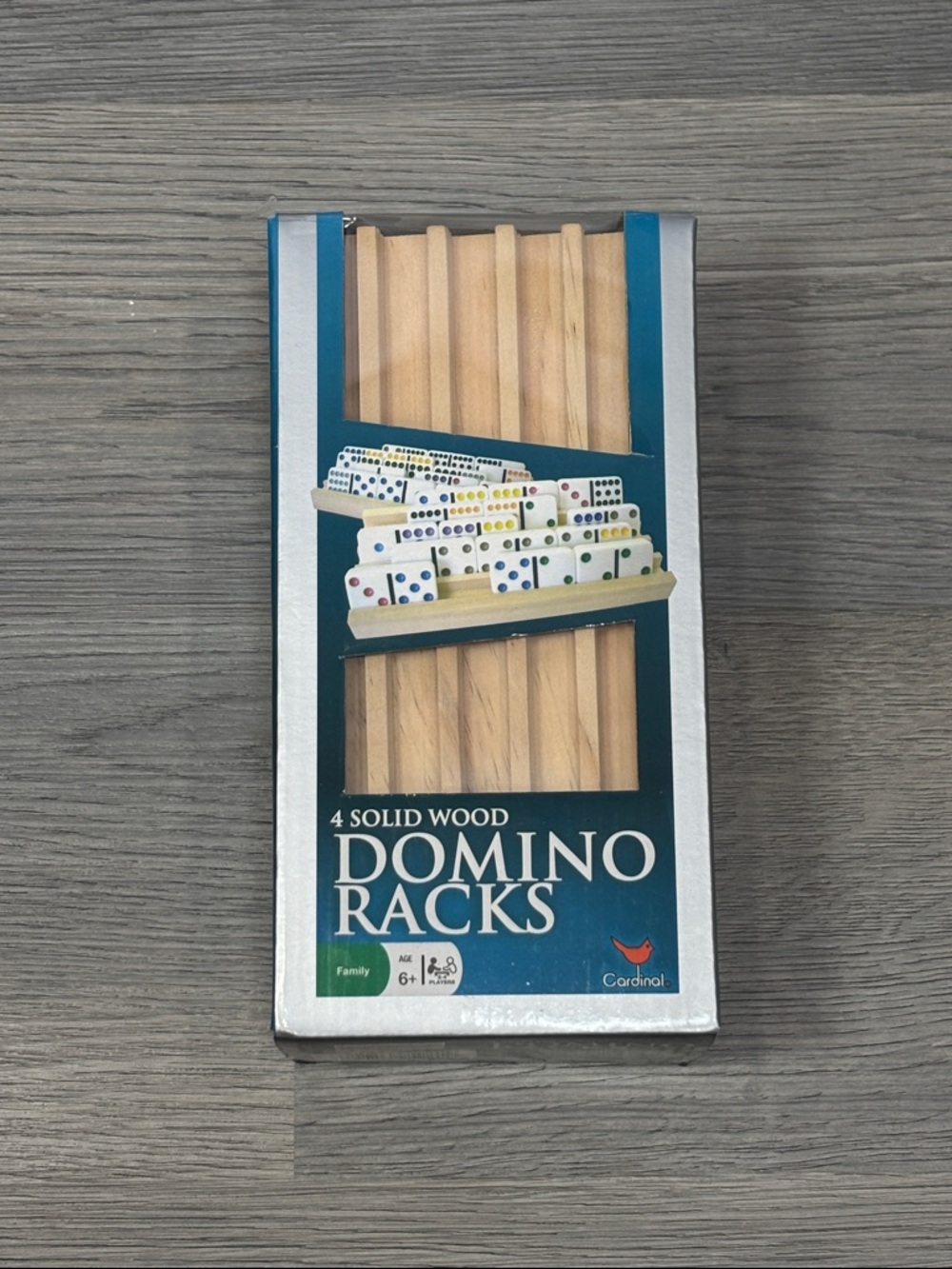 Cardinal Domino Solid Wood Racks Trays - set of 4 NEW